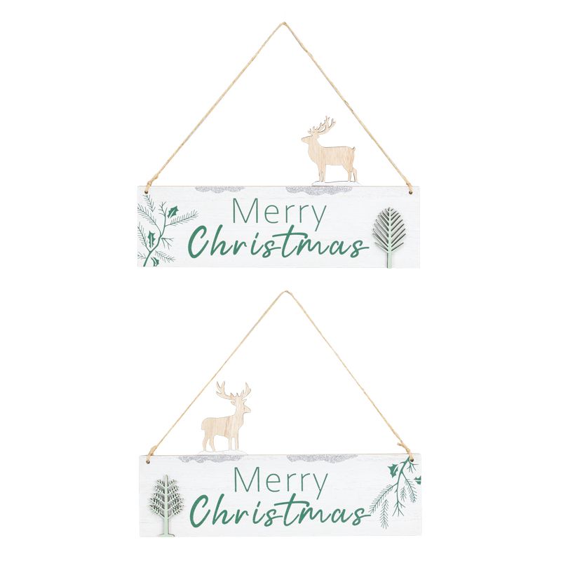 Merry Christmas Deer Hanger