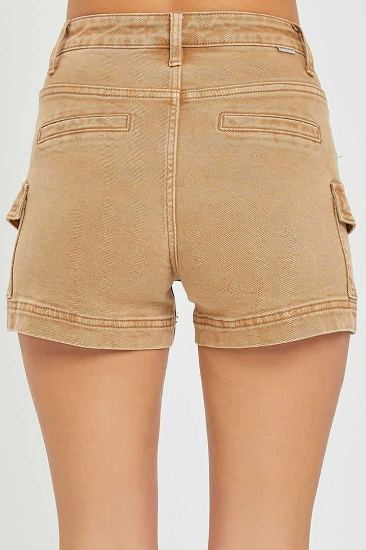 Risen High Rise Cargo Shorts