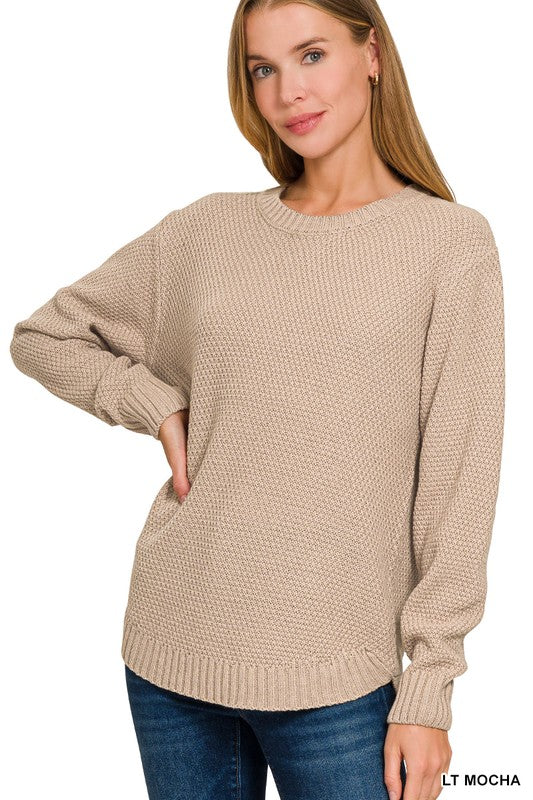 Round Neck Basic Sweater