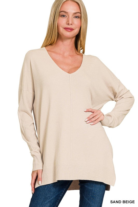 Viscose Front Seam Sweater