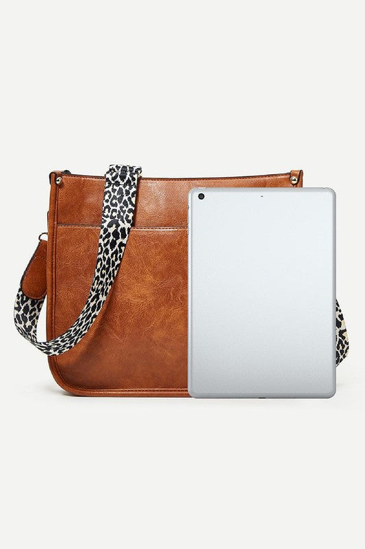 Poppy Vegan Leather Crossbody Bag