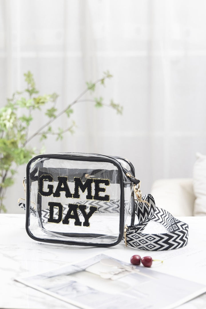 Zenana GAME DAY Stadium Approved Transparent Crossbody Bag *ONLINE EXCLUSIVE*