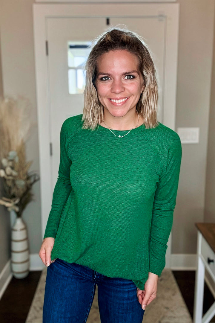 Baby Waffle Long Sleeve Top