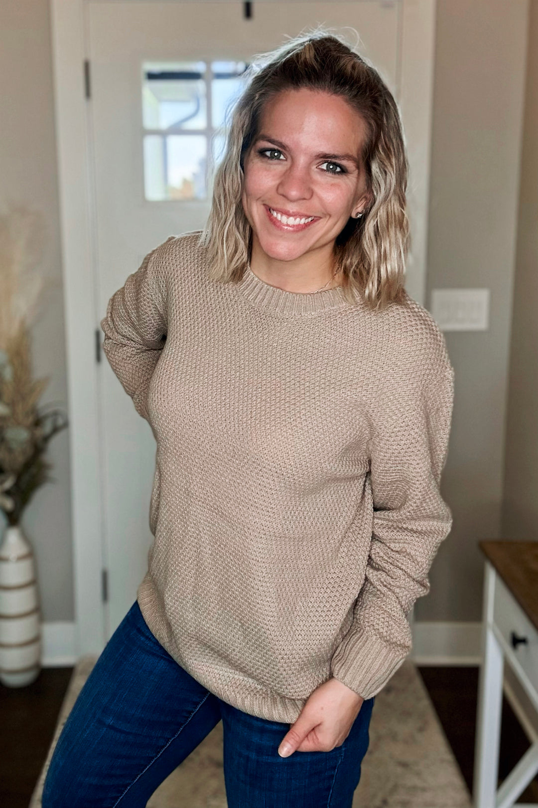 Round Neck Basic Sweater