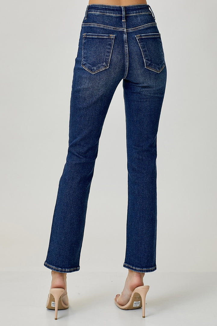 RISEN High Waist Straight Jeans *ONLINE EXCLUSIVE*