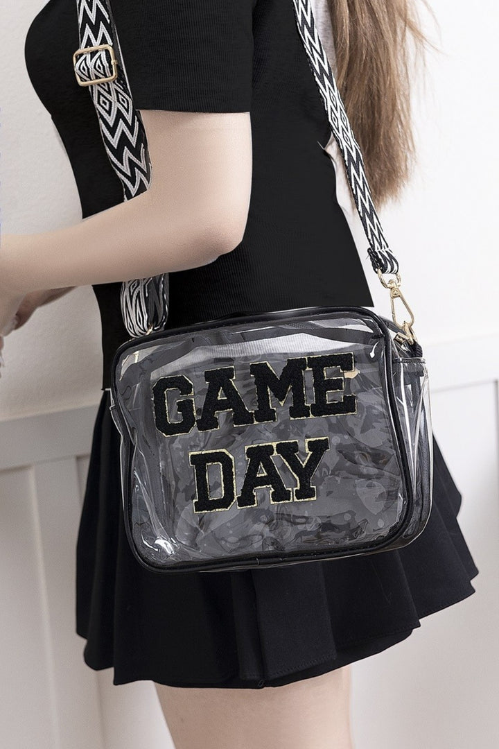 Zenana GAME DAY Stadium Approved Transparent Crossbody Bag *ONLINE EXCLUSIVE*