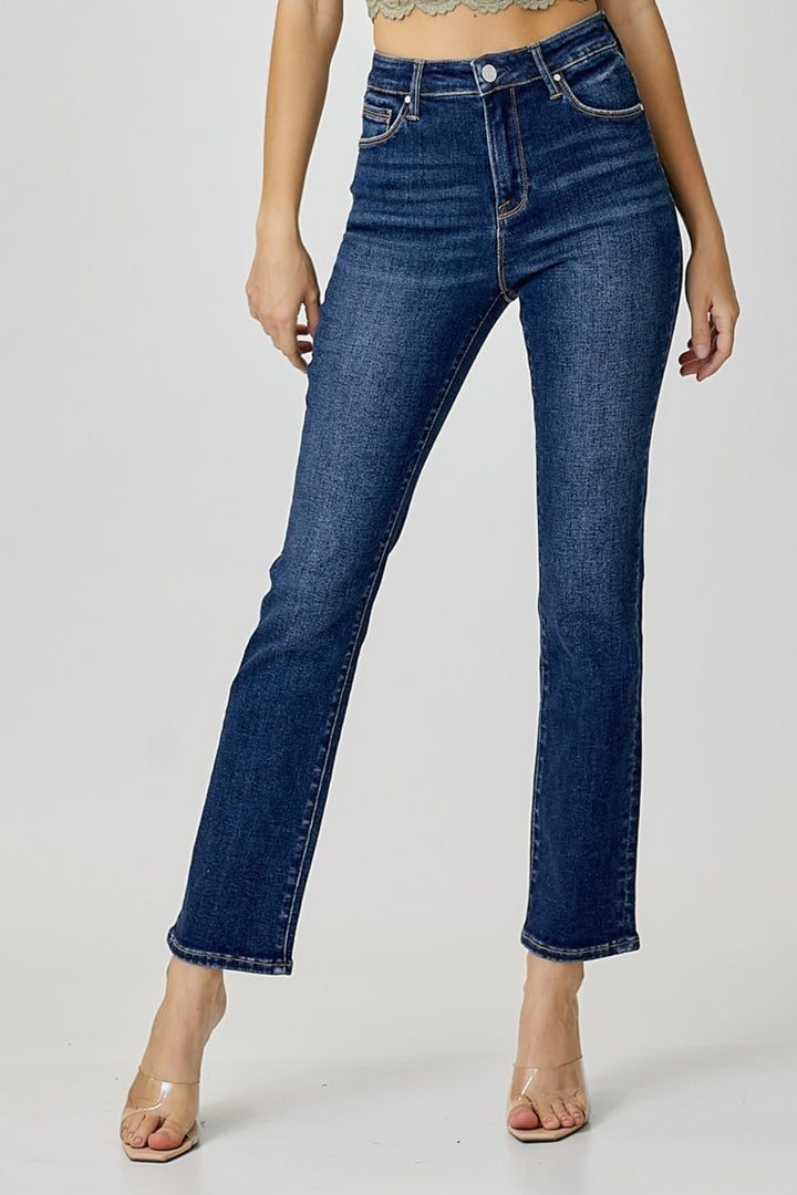 RISEN High Waist Straight Jeans *ONLINE EXCLUSIVE*