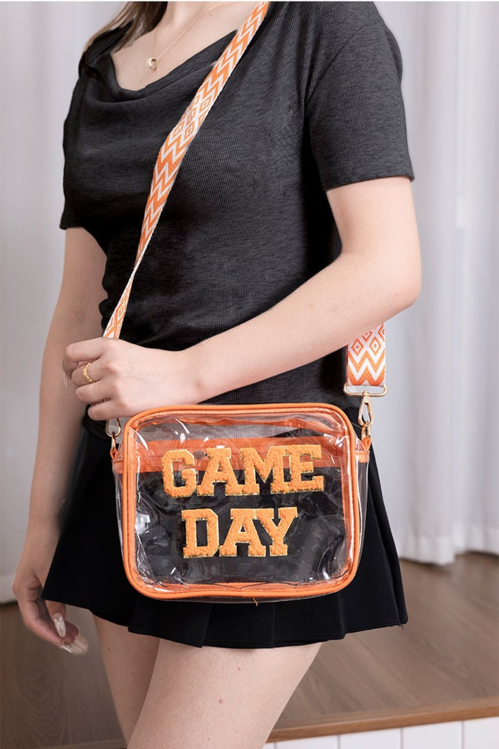 Zenana GAME DAY Stadium Approved Transparent Crossbody Bag *ONLINE EXCLUSIVE*