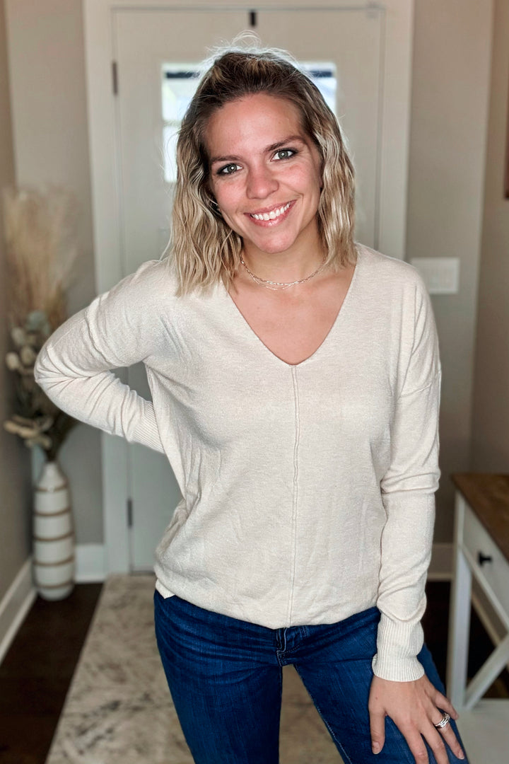 Viscose Front Seam Sweater