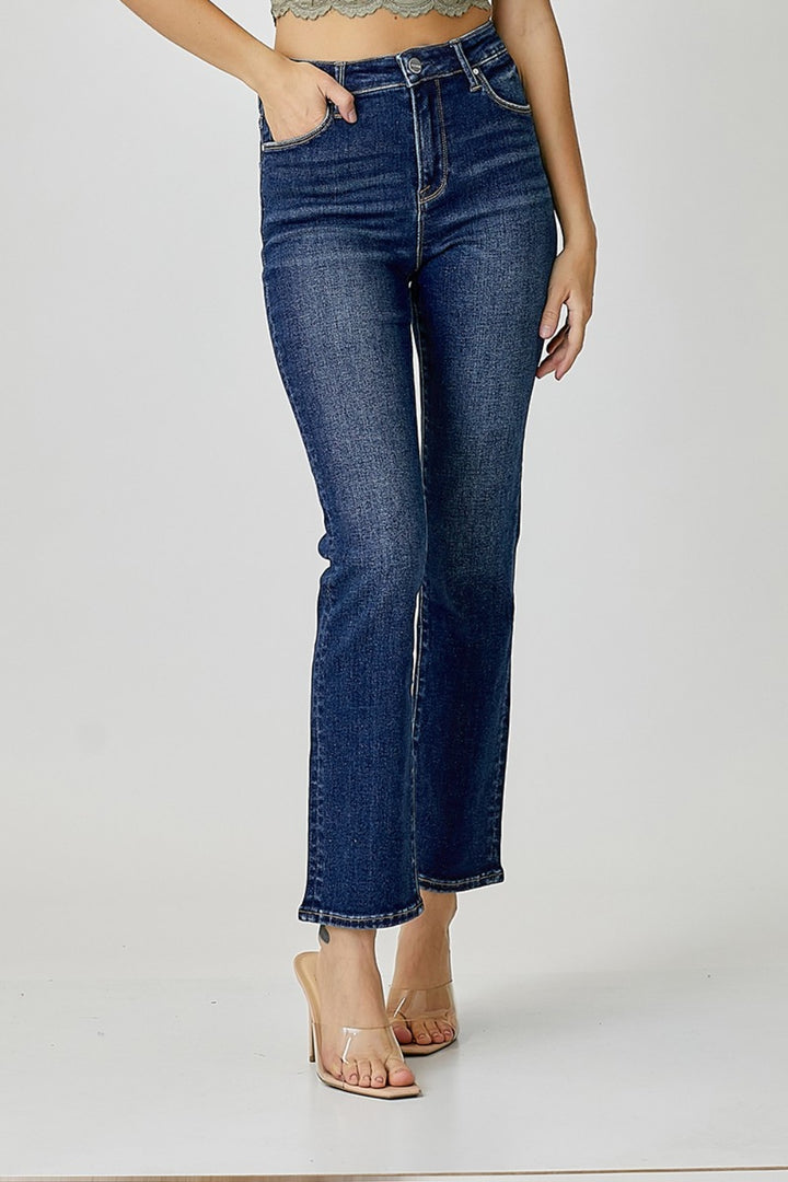 RISEN High Waist Straight Jeans *ONLINE EXCLUSIVE*