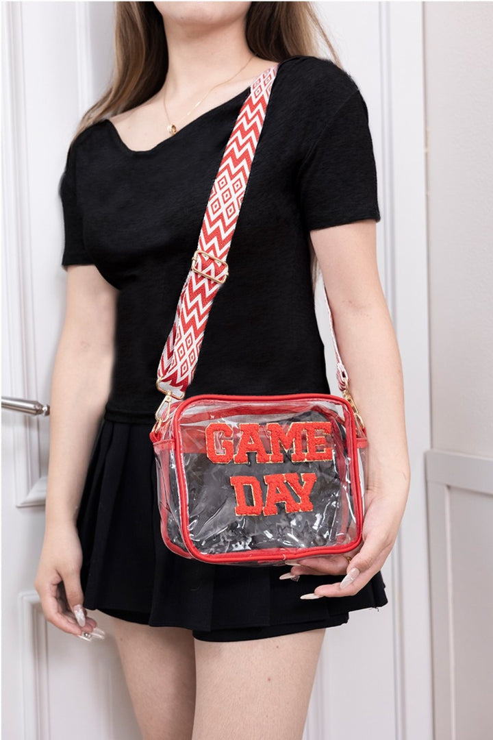 Zenana GAME DAY Stadium Approved Transparent Crossbody Bag *ONLINE EXCLUSIVE*