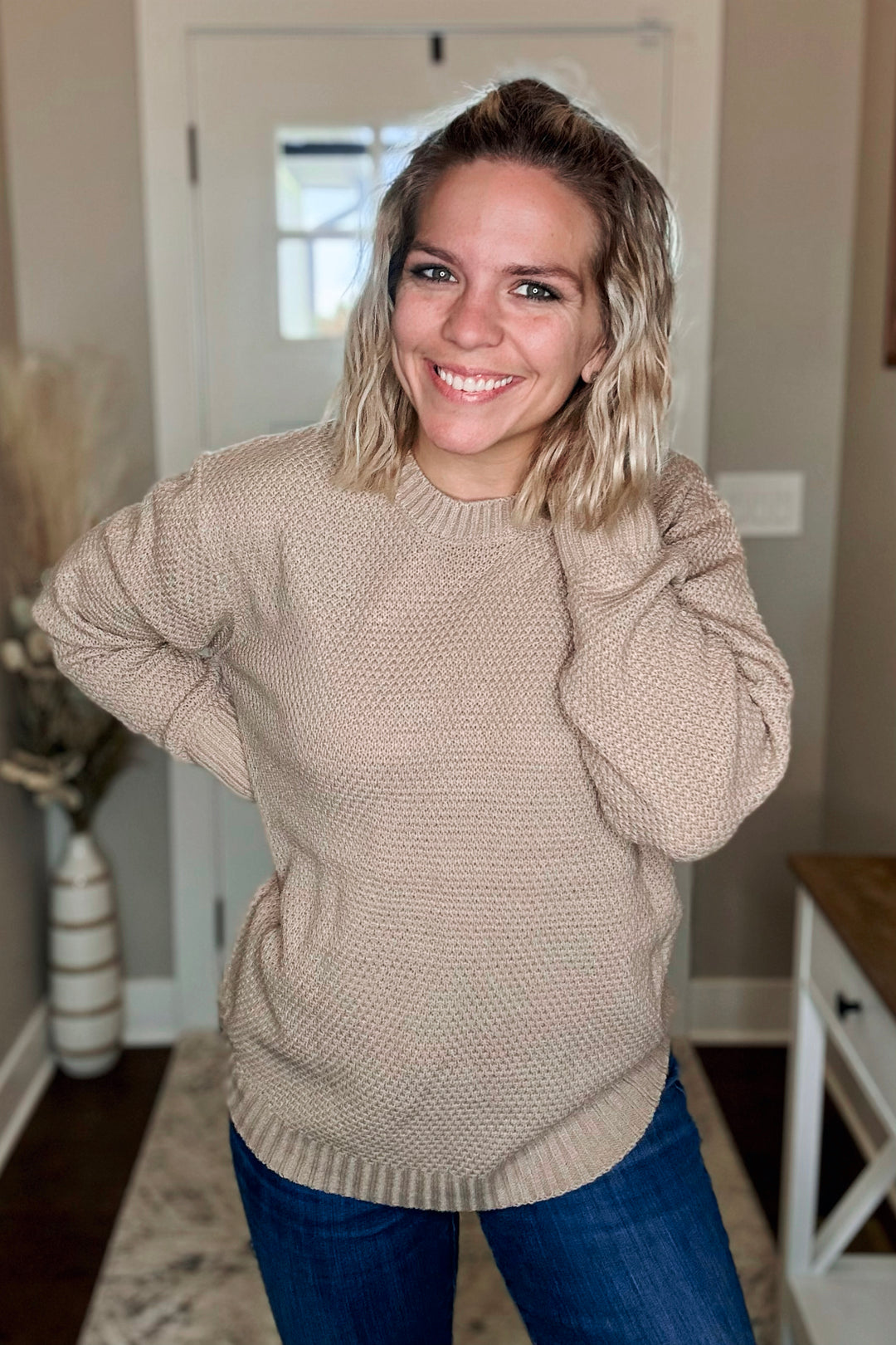 Round Neck Basic Sweater