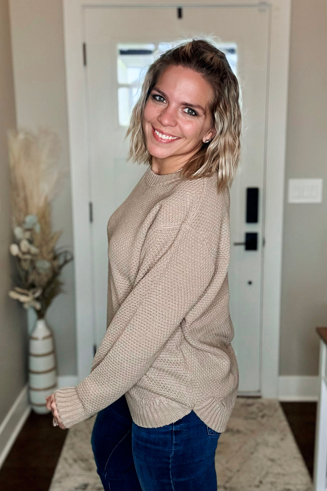 Round Neck Basic Sweater