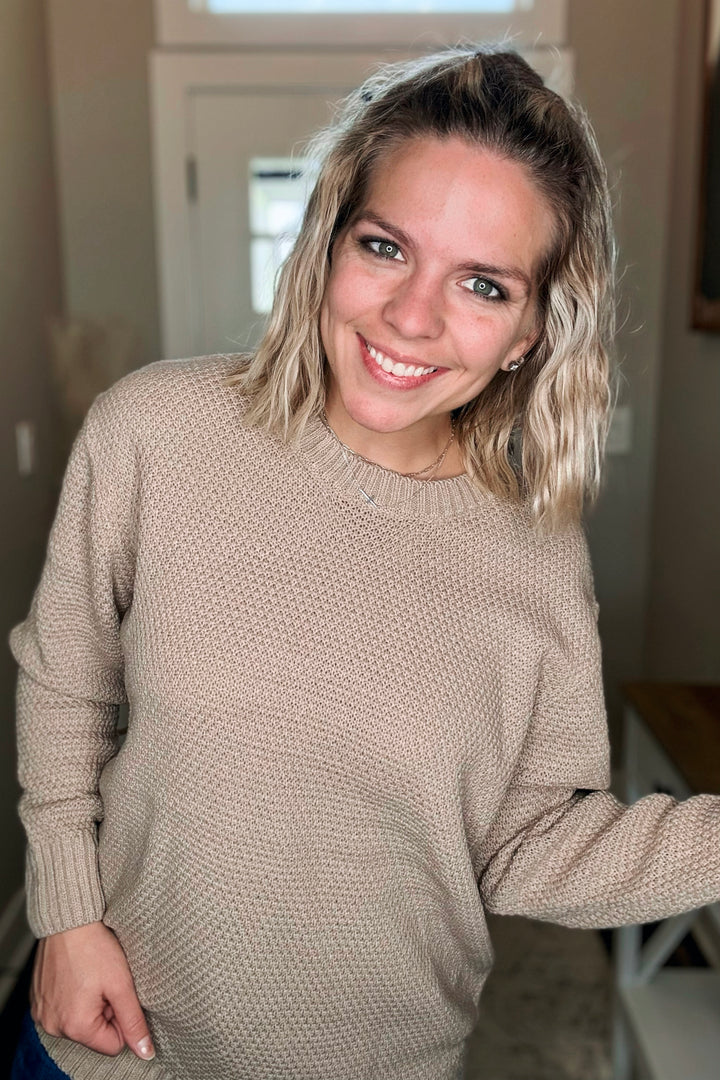 Round Neck Basic Sweater