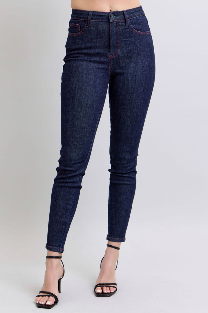 Judy Blue Heart Shaped Back Pockets Skinny Jeans *ONLINE EXCLUSIVE*