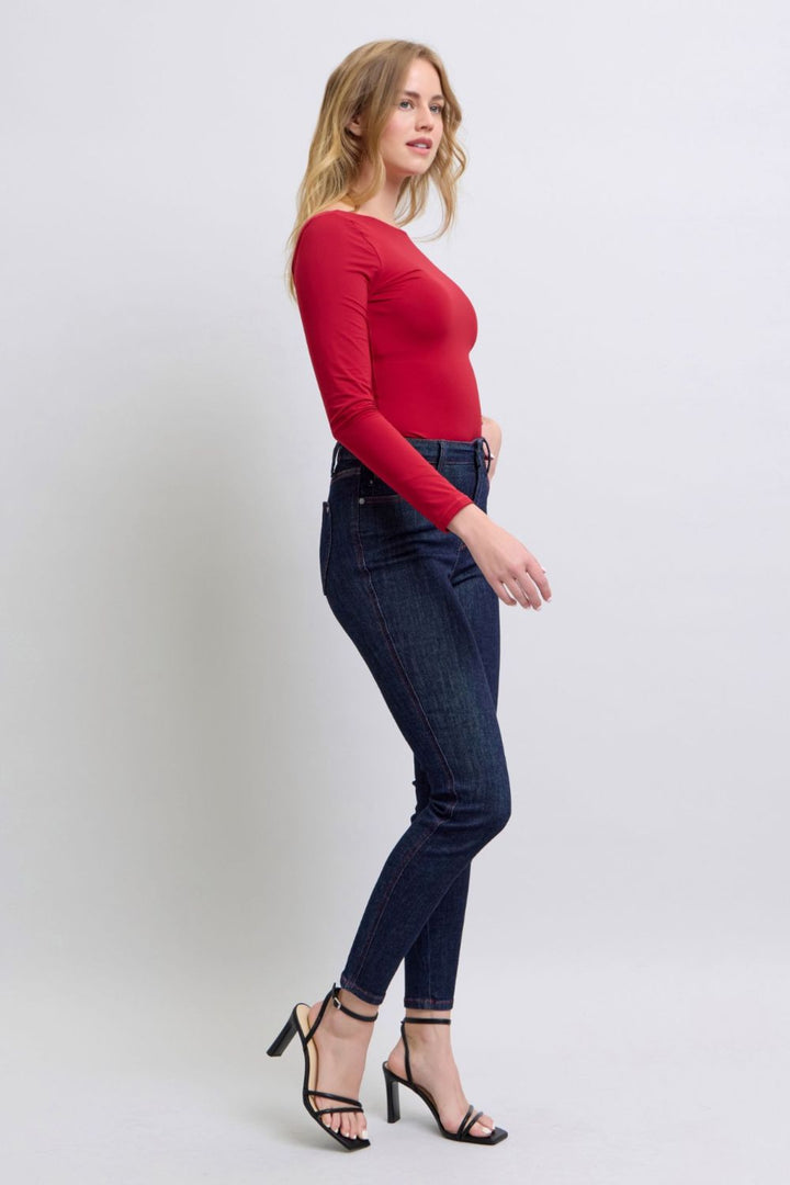 Judy Blue Heart Shaped Back Pockets Skinny Jeans *ONLINE EXCLUSIVE*