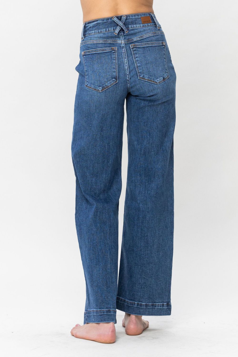 Judy Blue Double Button Wide Leg Jeans *ONLINE EXCLUSIVE*