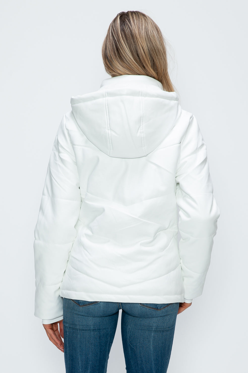 Pocketed Zip Up Puffer Jacket with Removable Hood *ONLINE EXCLUSIVE*