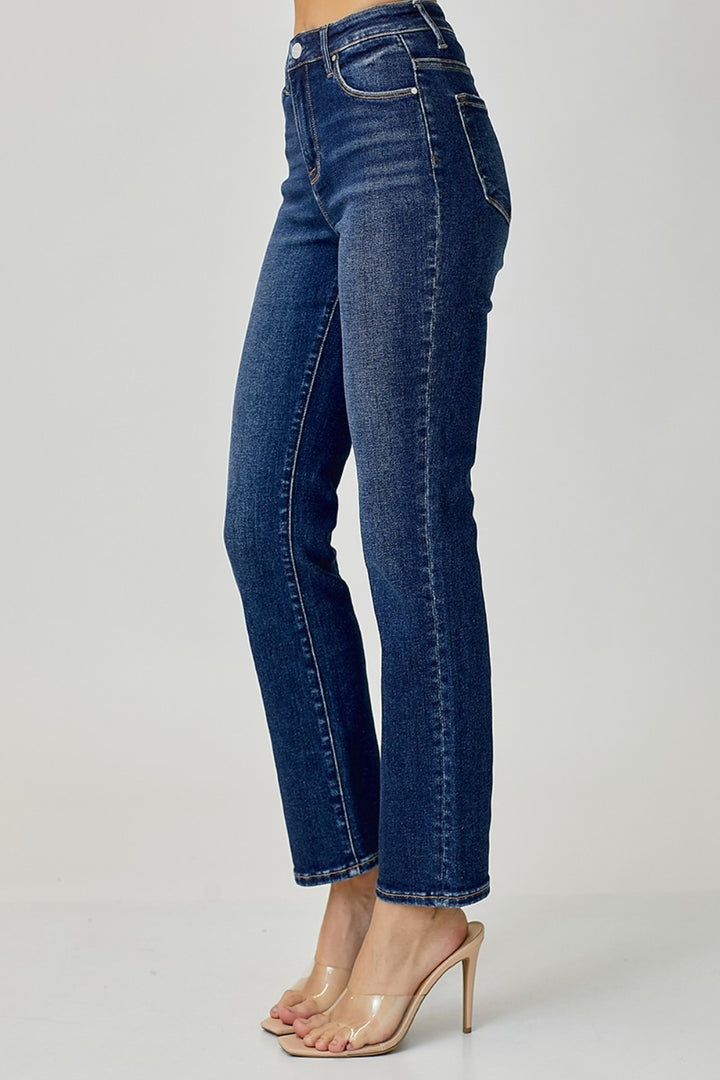 RISEN High Waist Straight Jeans *ONLINE EXCLUSIVE*