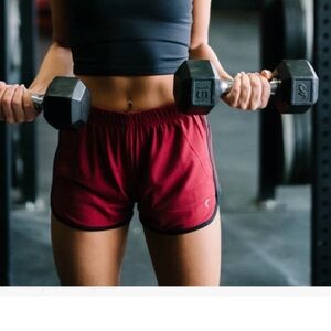 Training Day Shorts •Maroon•