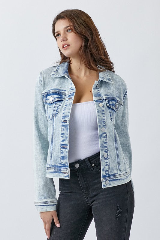 Vintage Light Wash Denim Jacket