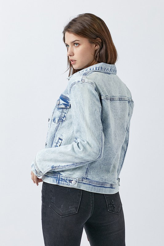 Vintage Light Wash Denim Jacket