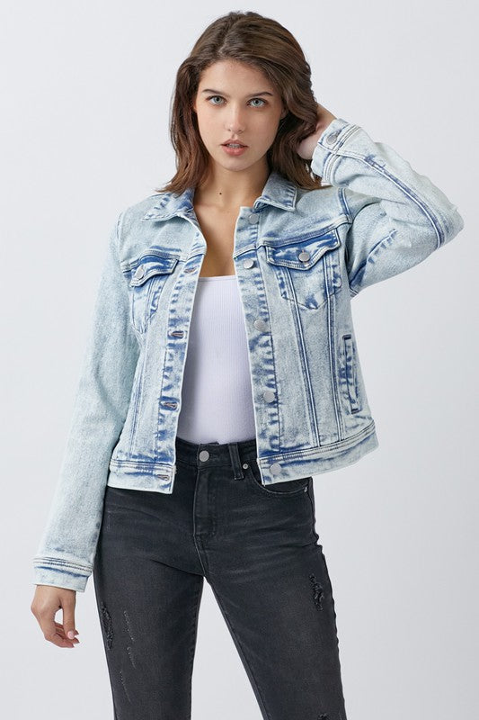 Vintage Light Wash Denim Jacket